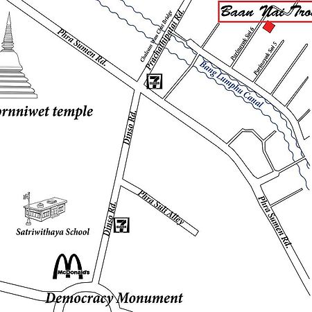 Auberge de jeunesse Baan Nai Trok à Bangkok Extérieur photo